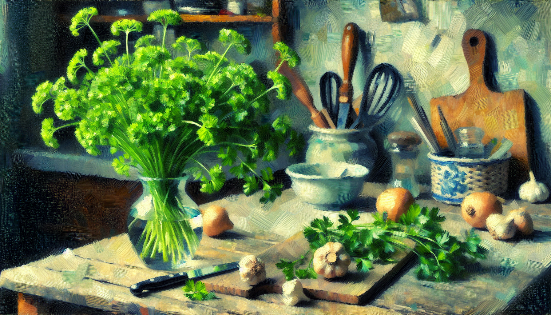 Petersilie (Petroselinum crispum)